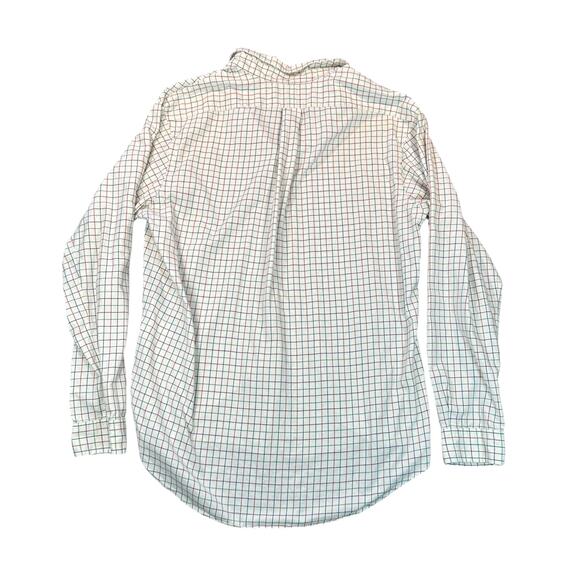 Ralph Lauren Shirt Mens XL White Blue Red Check Long Sleeve Button Up Business - Picture 2 of 10